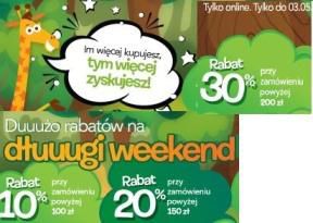 Rabaty na dłuuugi weekend