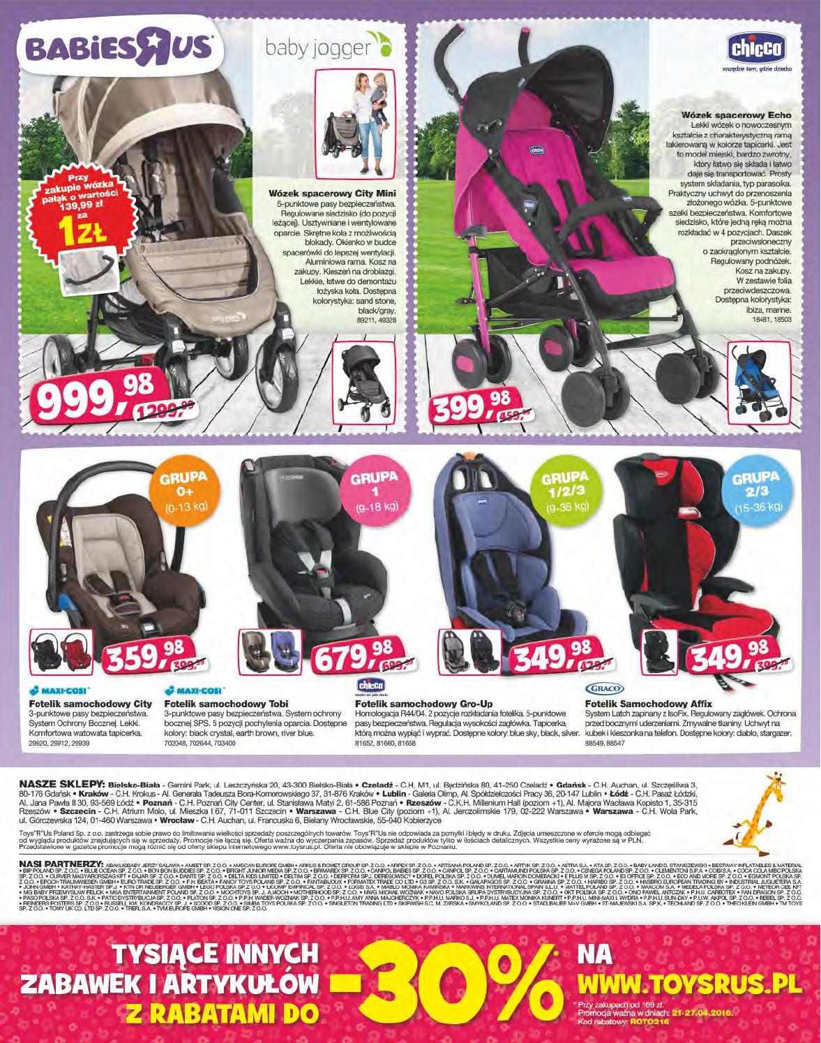 Gazetka promocyjna TOYSRUS str. 16
